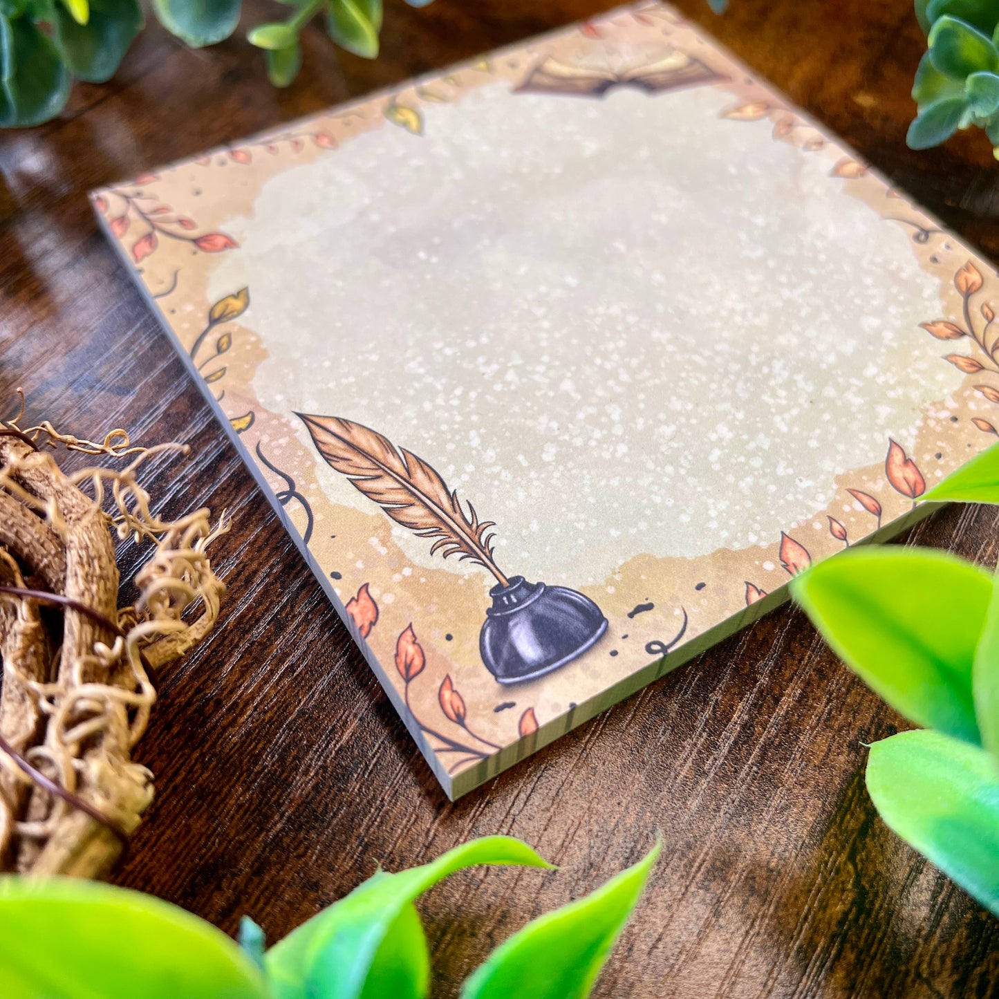 Ink and Quill Memo Pad Small