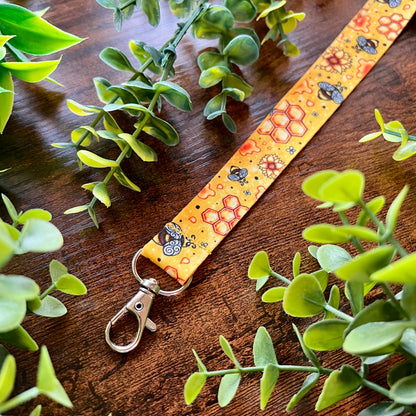 Honey Bee Lanyard