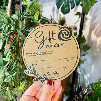 Swirly Gift Voucher (Physical)