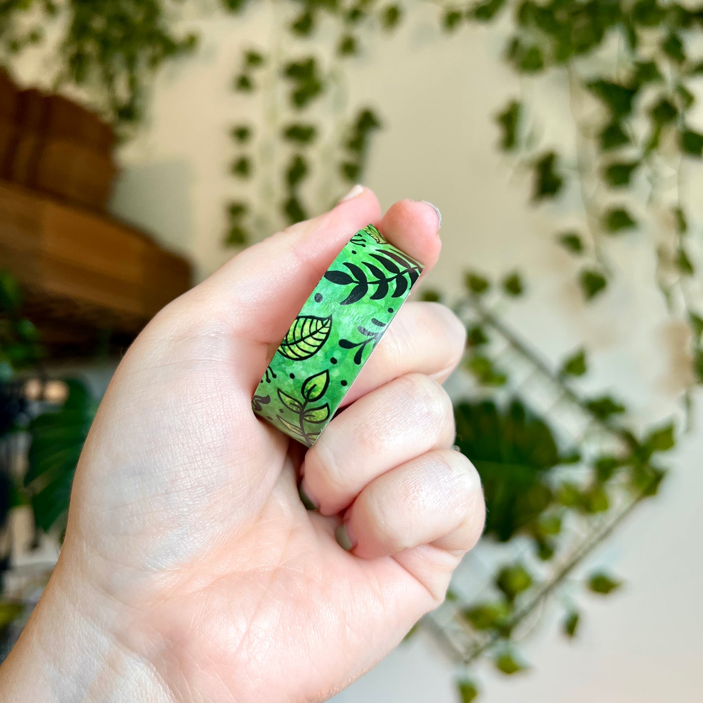 Botanic Washi Tape ~ Green Leaves & Plants