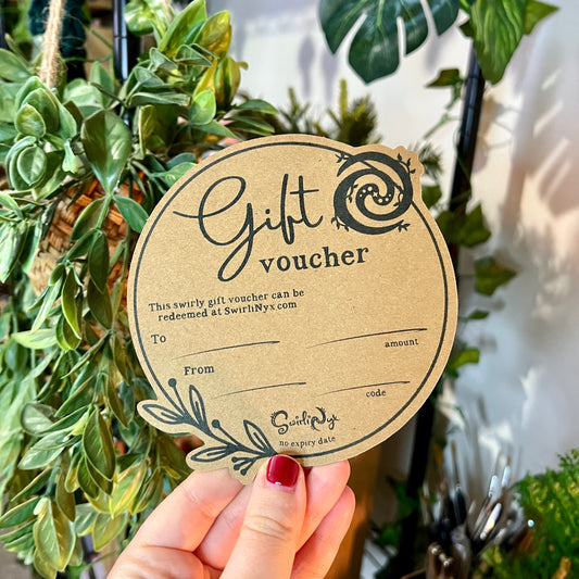 Swirly Gift Voucher (Physical)