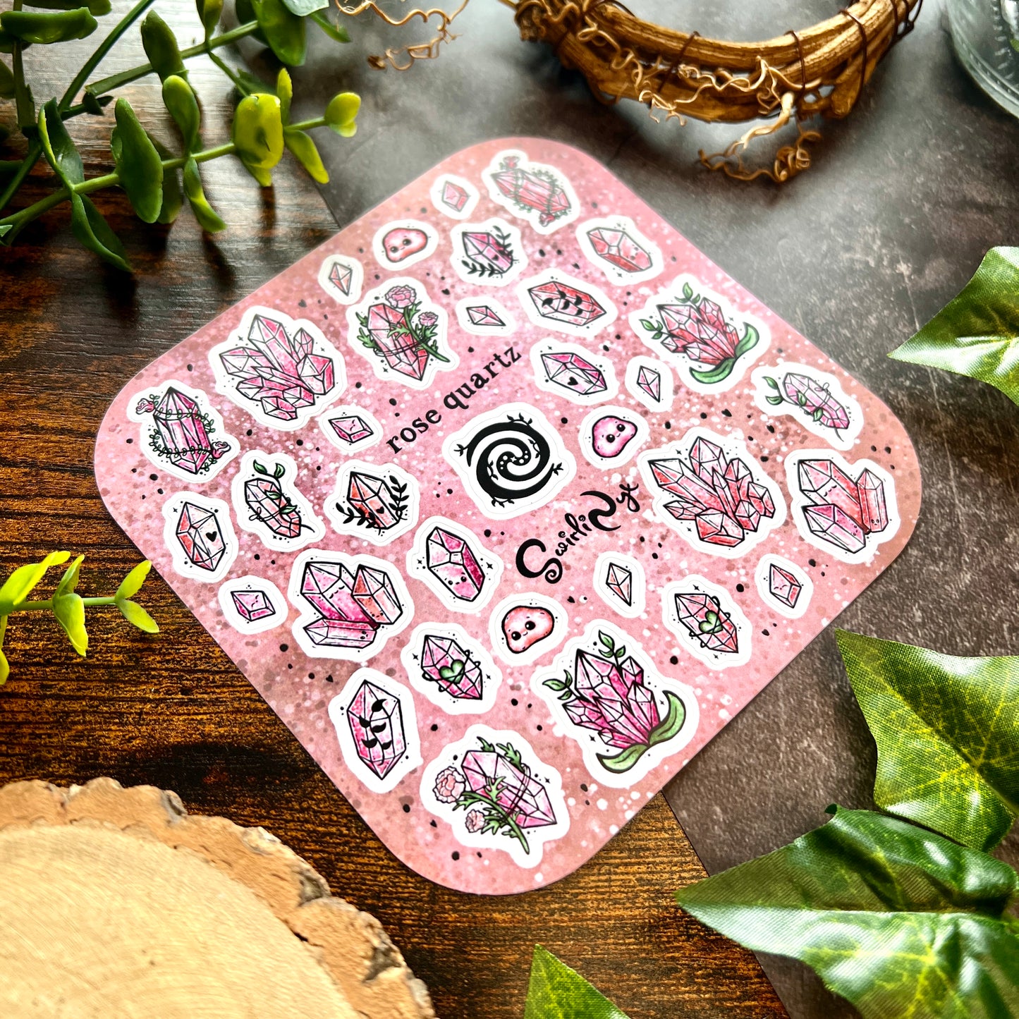 Rose Quartz Sticker Sheet