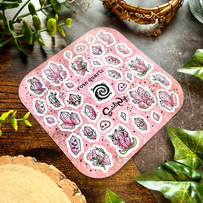 Rose Quartz Sticker Sheet