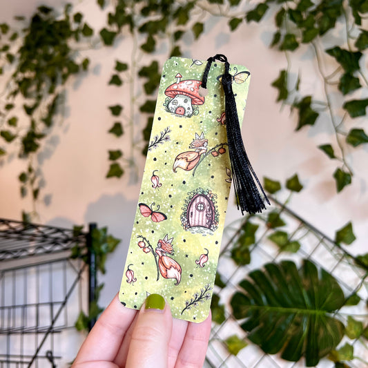 SECOND Red Magic Garden Bookmark