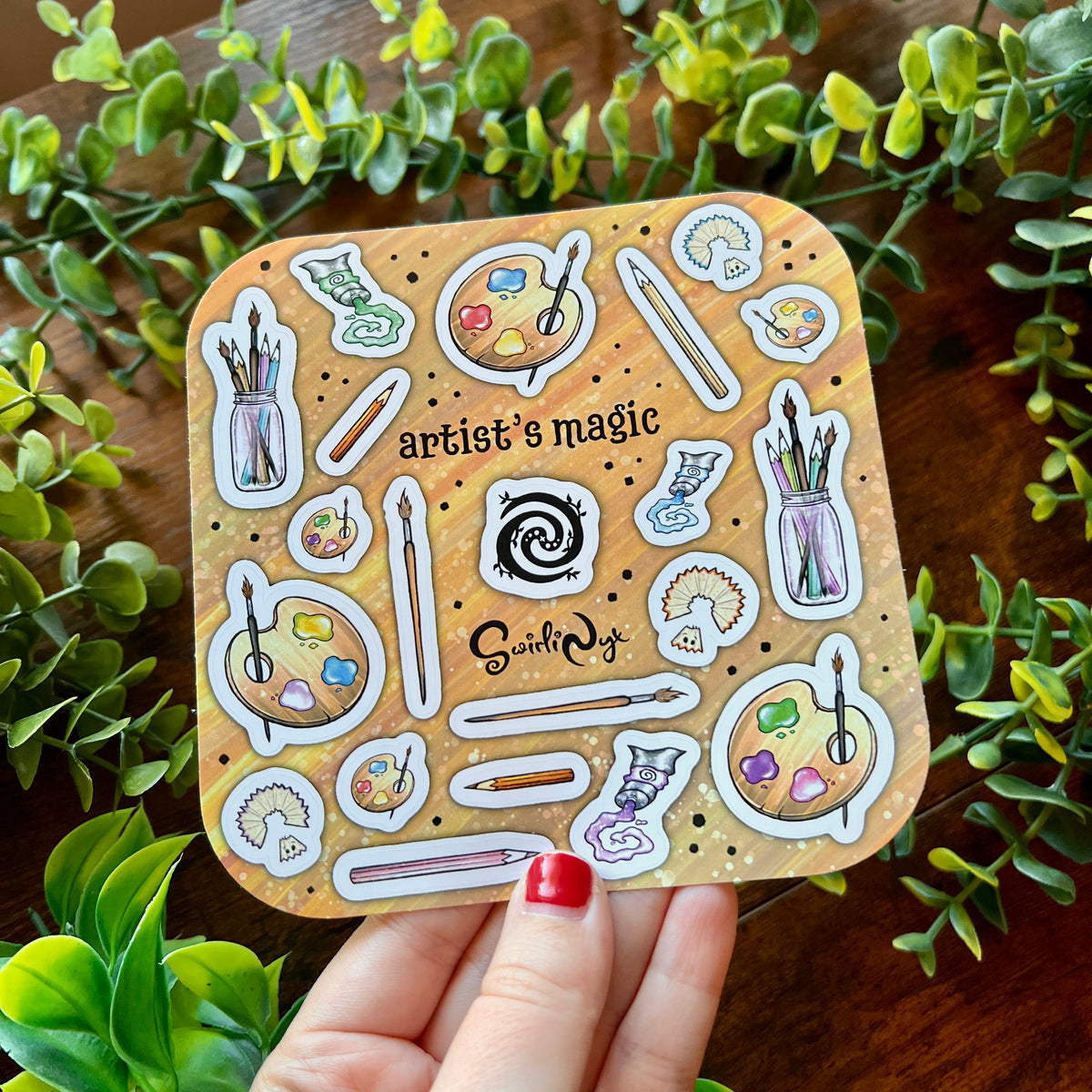 Artist's Magic Pastel Sticker Sheet