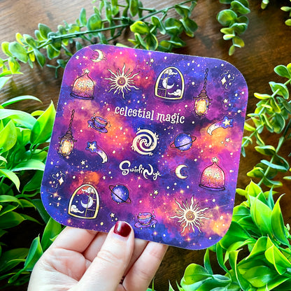 Celestial Magic Purple Sticker Sheet