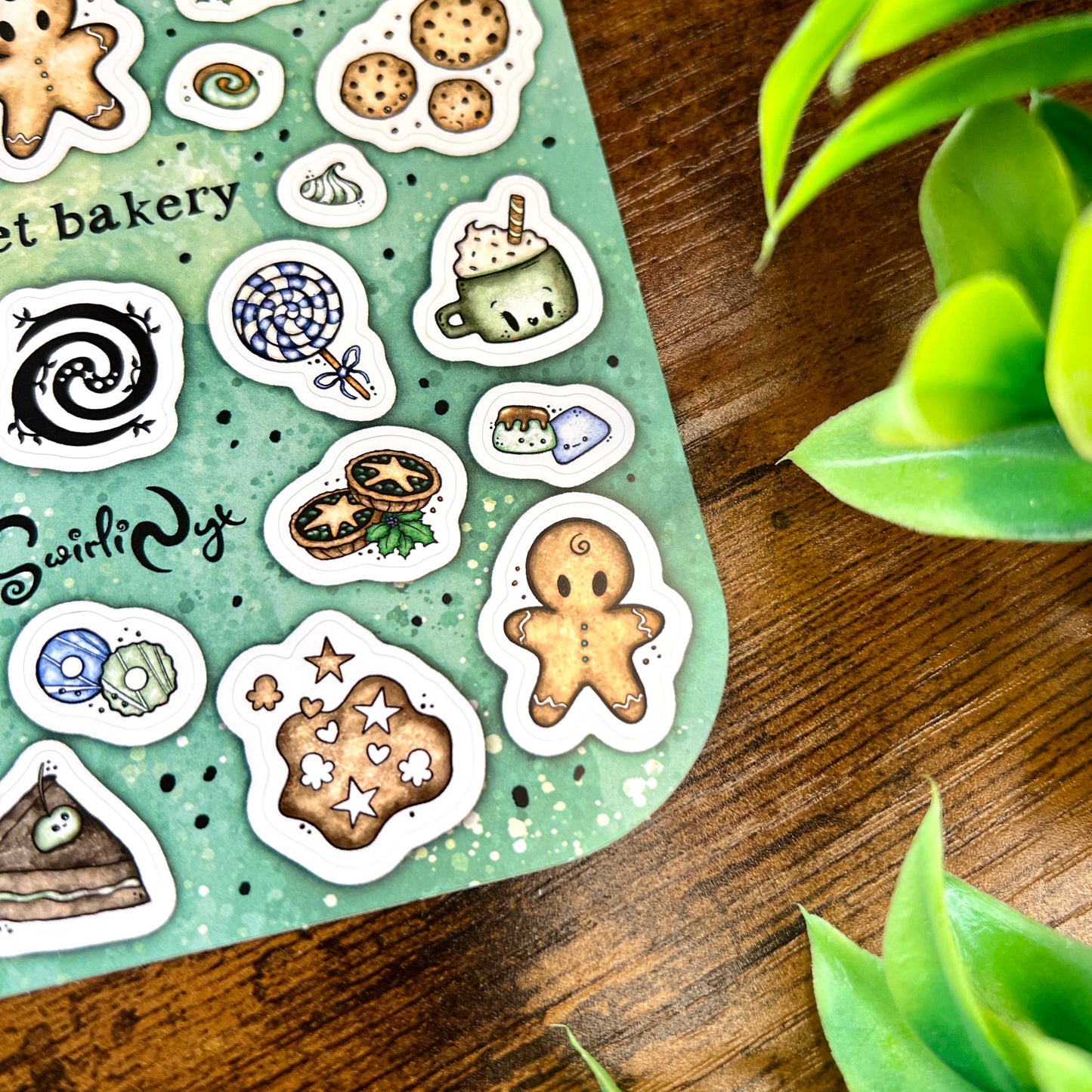 Peppermint Sweet Bakery Sticker Sheet