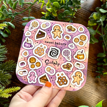 Lavender Sweet Bakery Sticker Sheet
