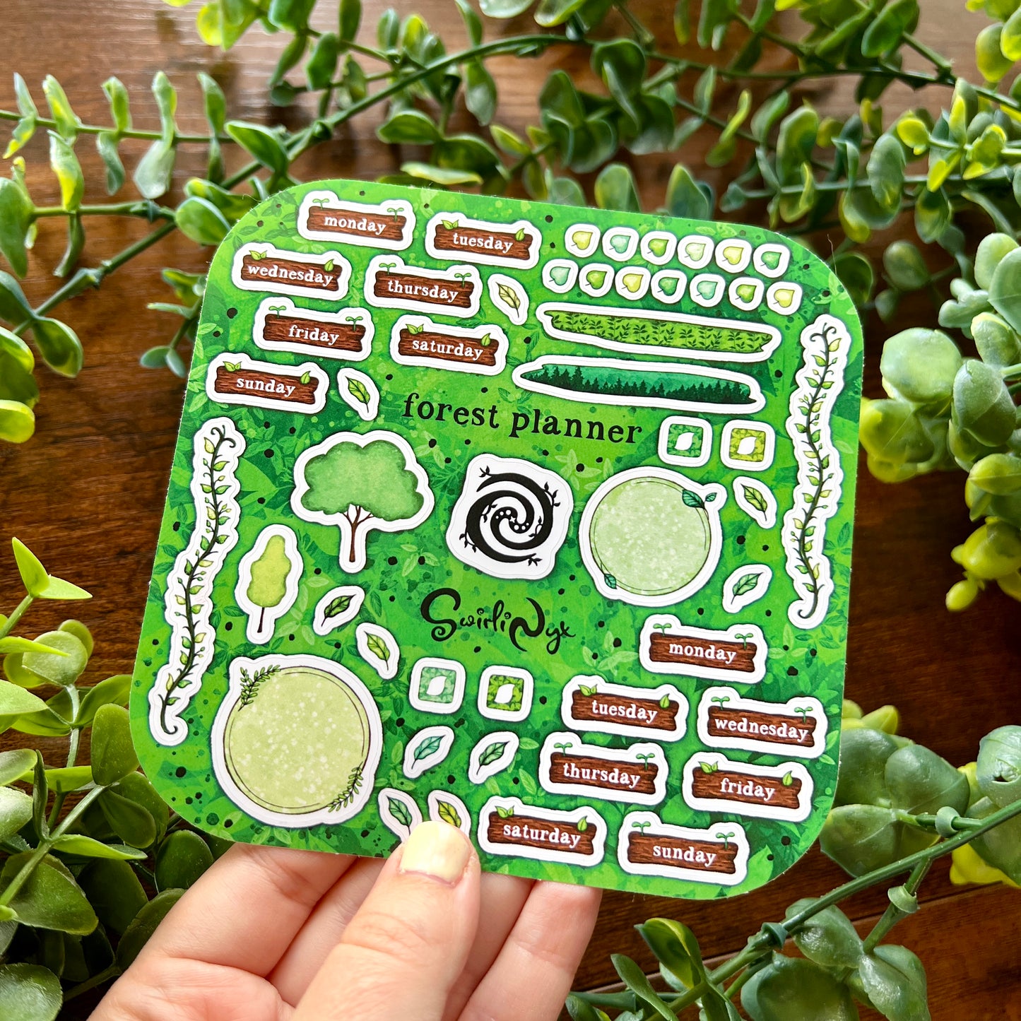 Forest Planner Sticker Sheet
