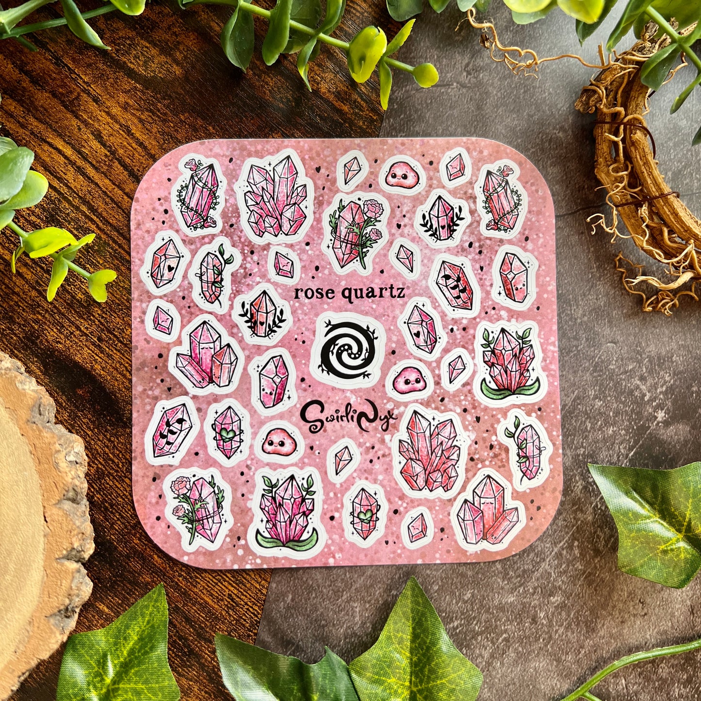 Rose Quartz Sticker Sheet