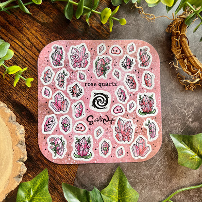 Rose Quartz Sticker Sheet