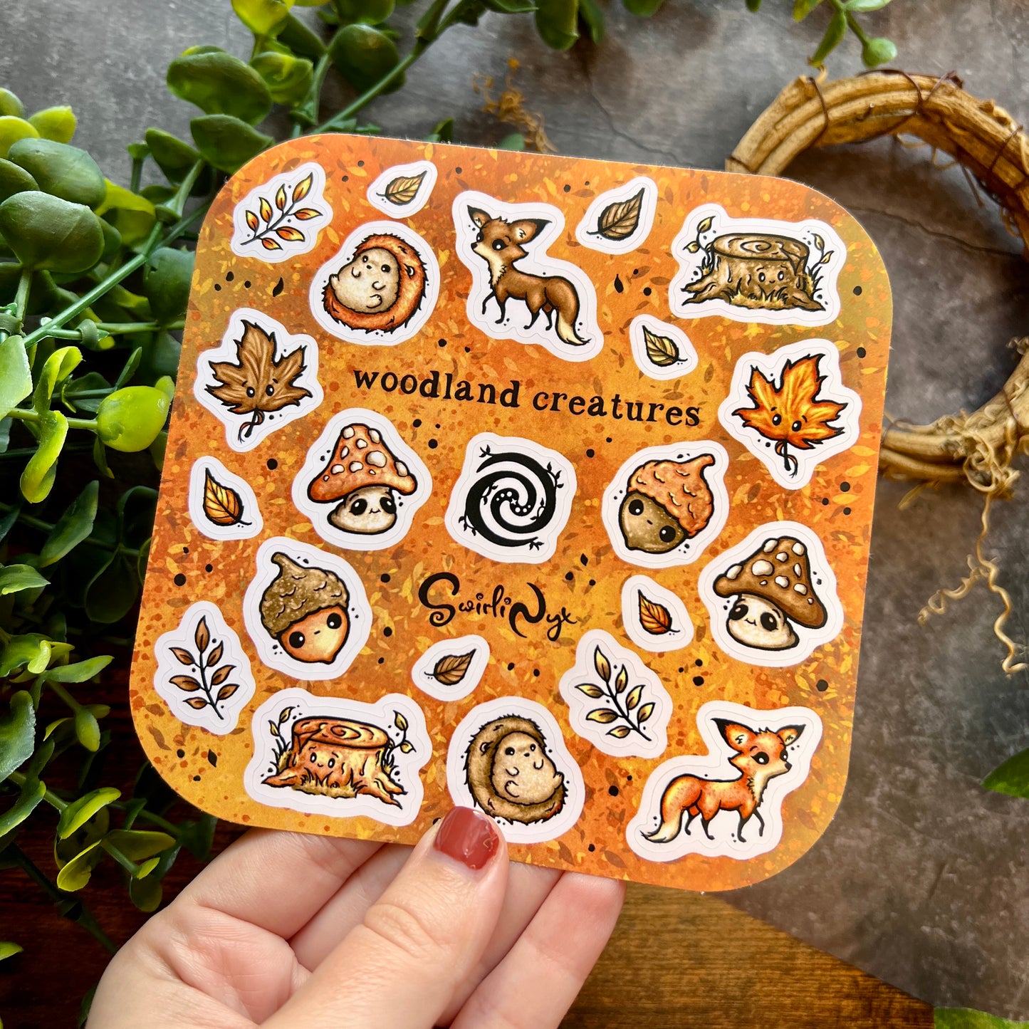 Dawn Woodland Creatures Sticker Sheet