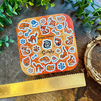 Ginger Kitties Sticker Sheet