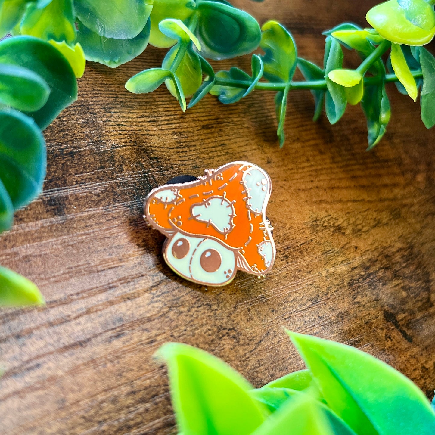 B GRADE Plushroom the Mushroom Enamel Pin