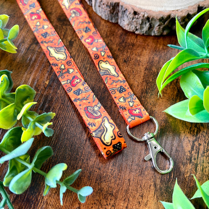 Fungi Mushroom Lanyard