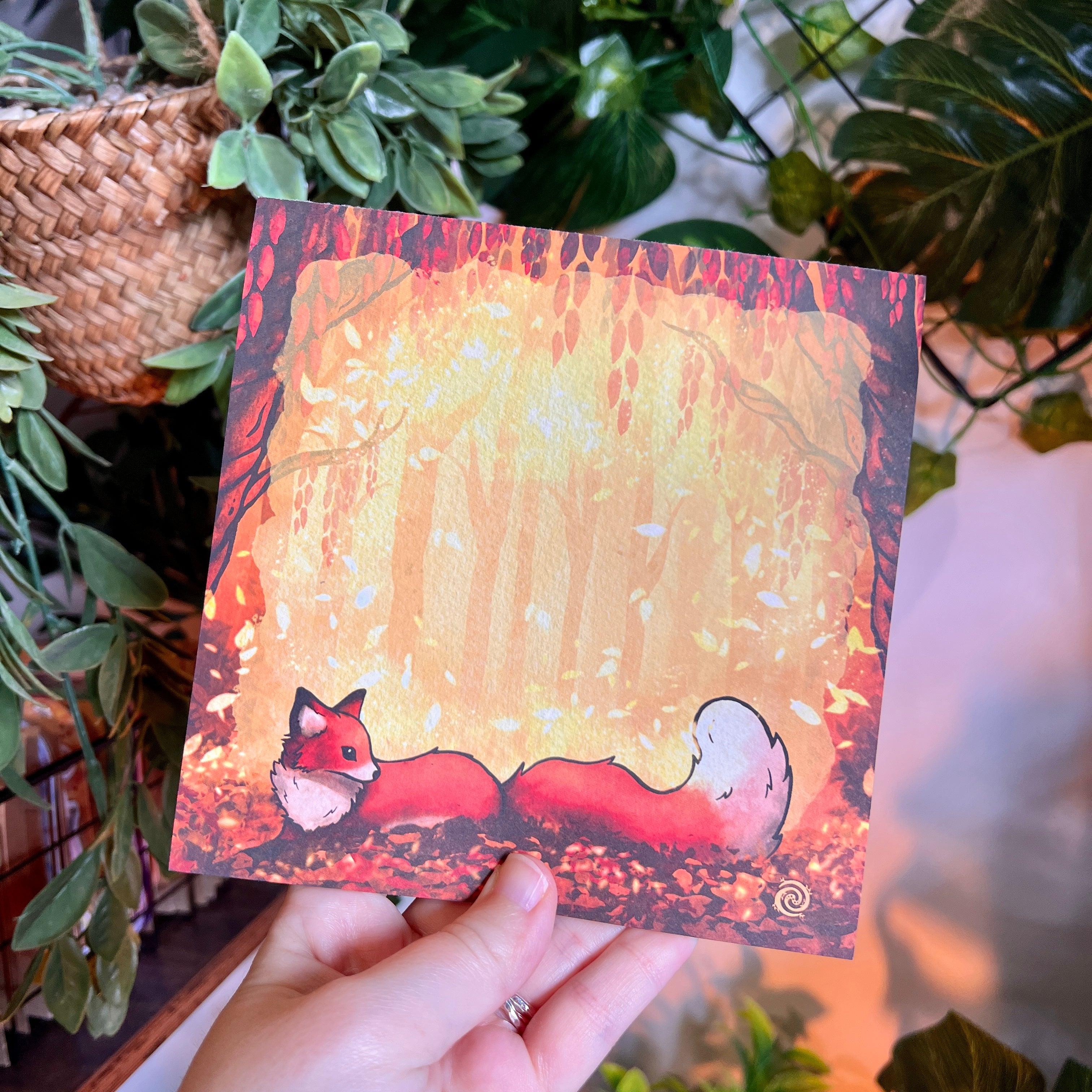 Forest Fox Notepad