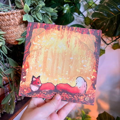 Forest Fox Notepad