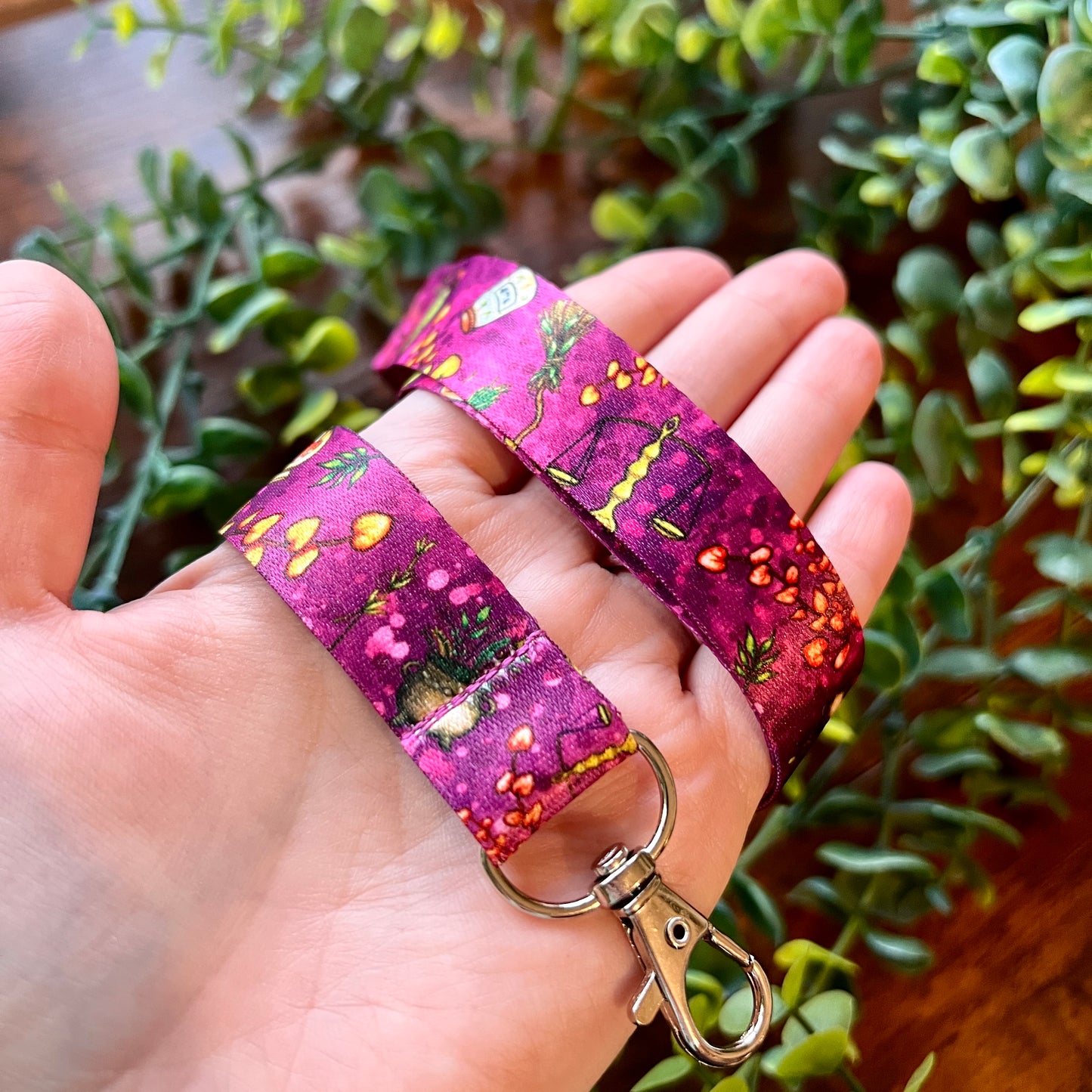 Apothecary Purple Lanyard