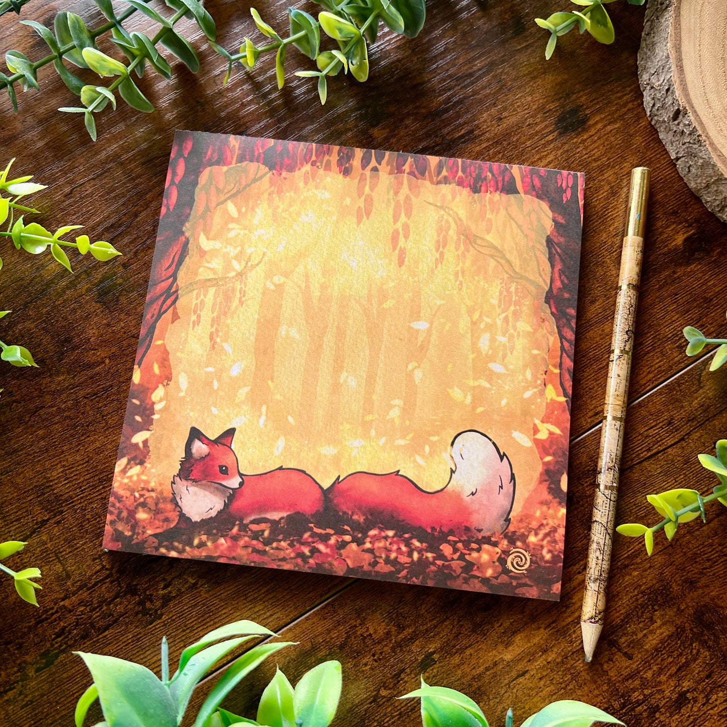 Forest Fox Notepad