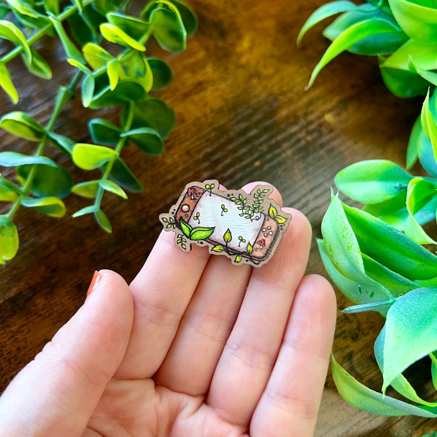 Cosy Gamer Wooden Pin