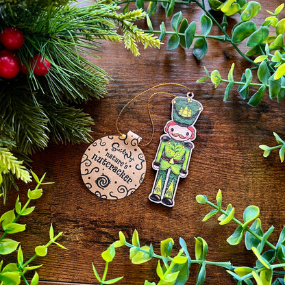 'Frederick' Nature's Nutcracker Wooden Decoration