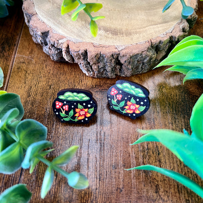 Cauldron Wooden Pin