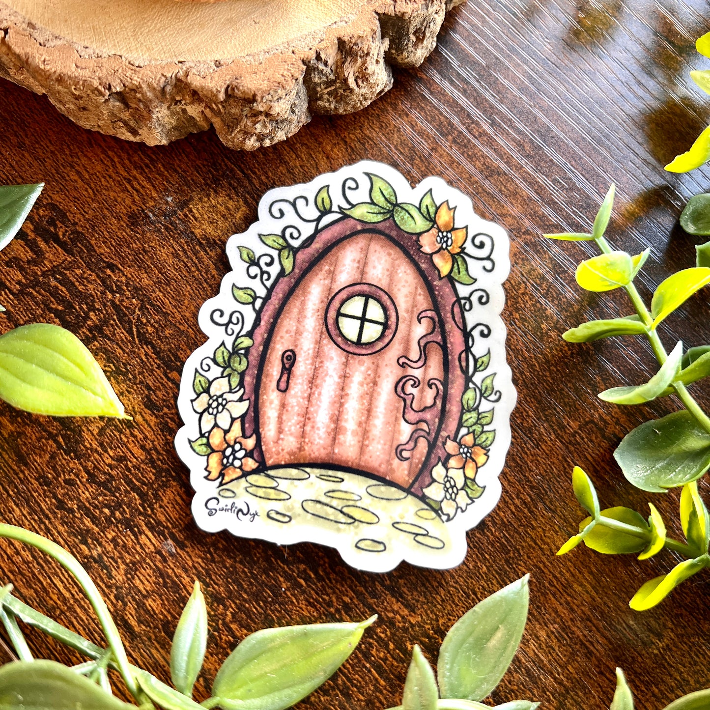 Fairy Door Clear Sticker