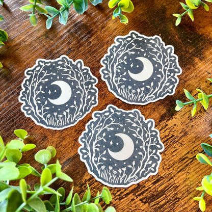 Nature's Moon Sticker
