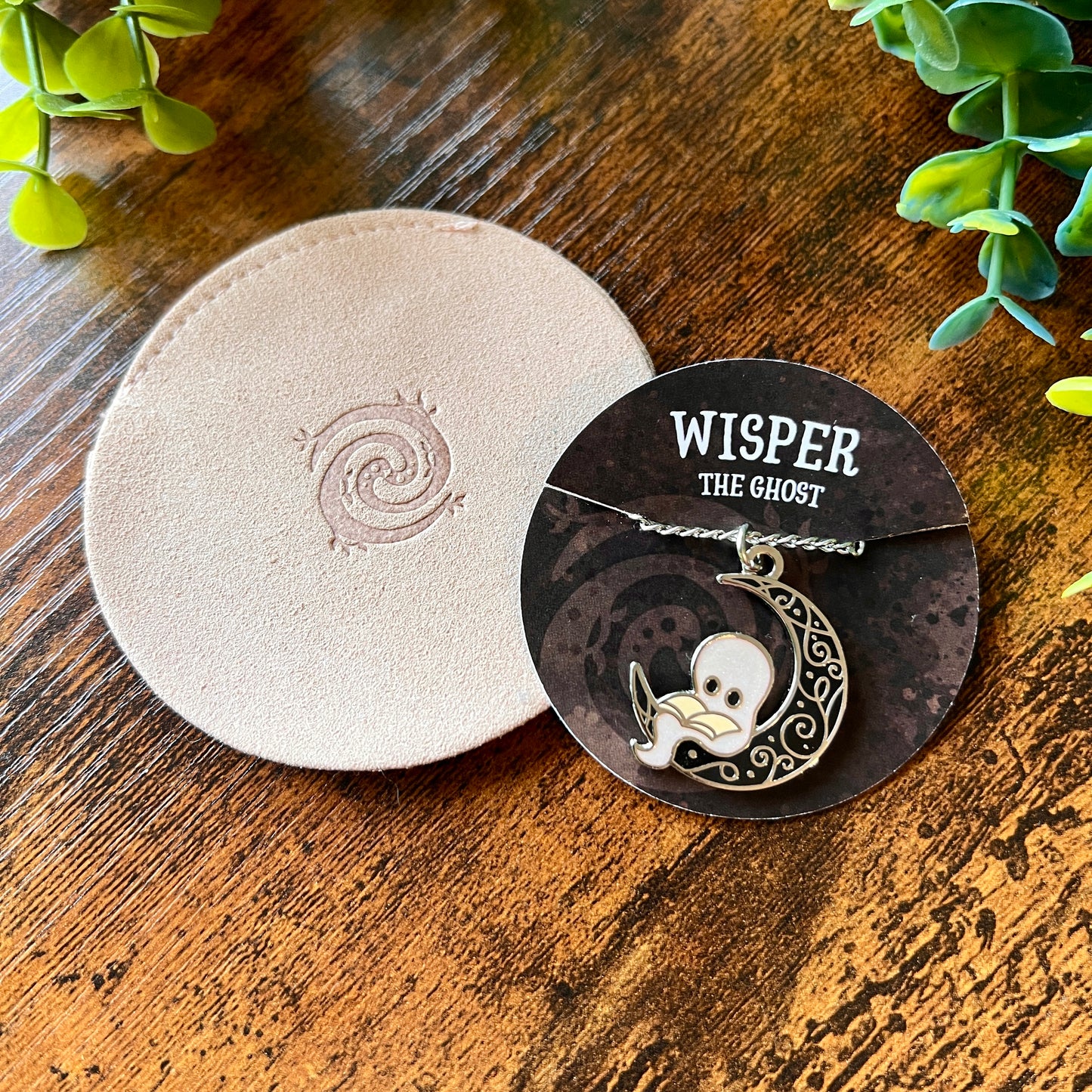Wisper the Ghost Pendant Necklace