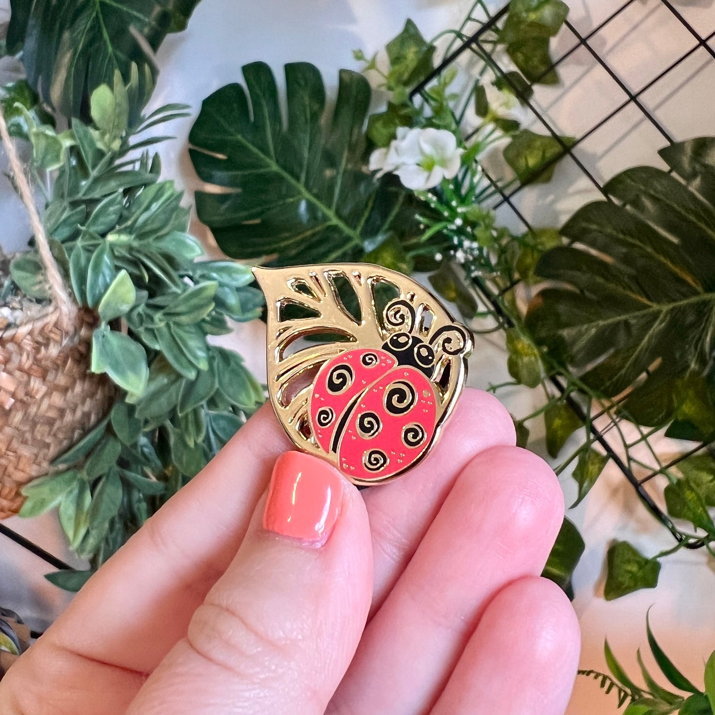 Ladybird Enamel Pin