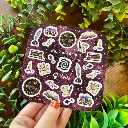 Gothic Dark Academia Sticker Sheet
