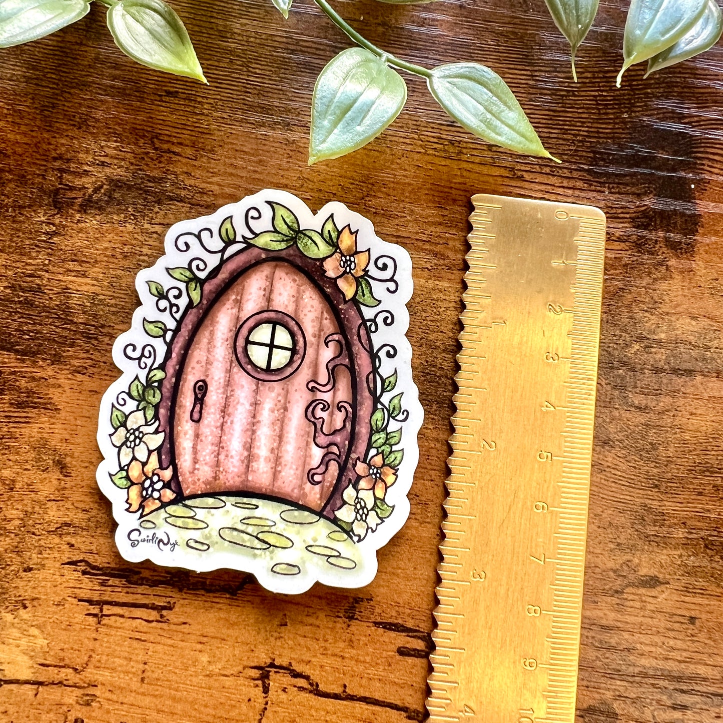 Fairy Door Clear Sticker