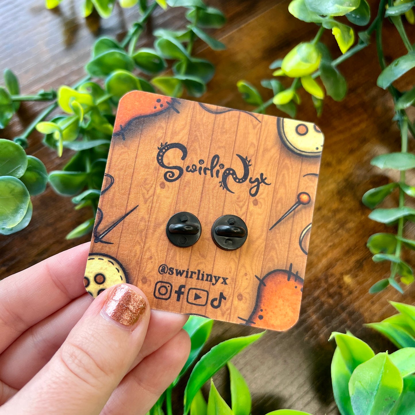 Plushroom the Mushroom Enamel Pin