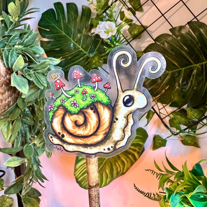 Sadie Snail Clear Sticker