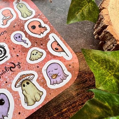 Colourful Peek-a-Boos Sticker Sheet