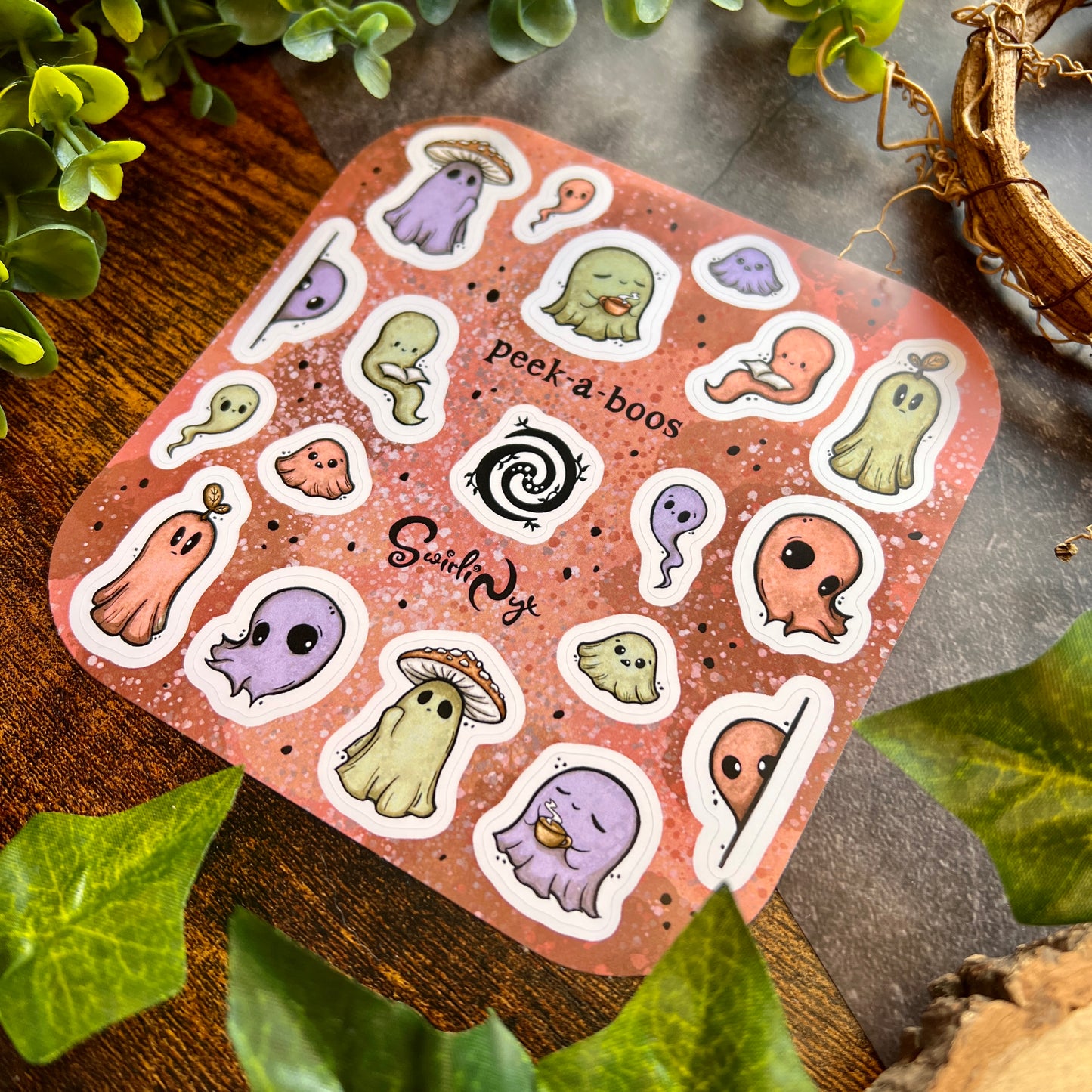 Colourful Peek-a-Boos Sticker Sheet