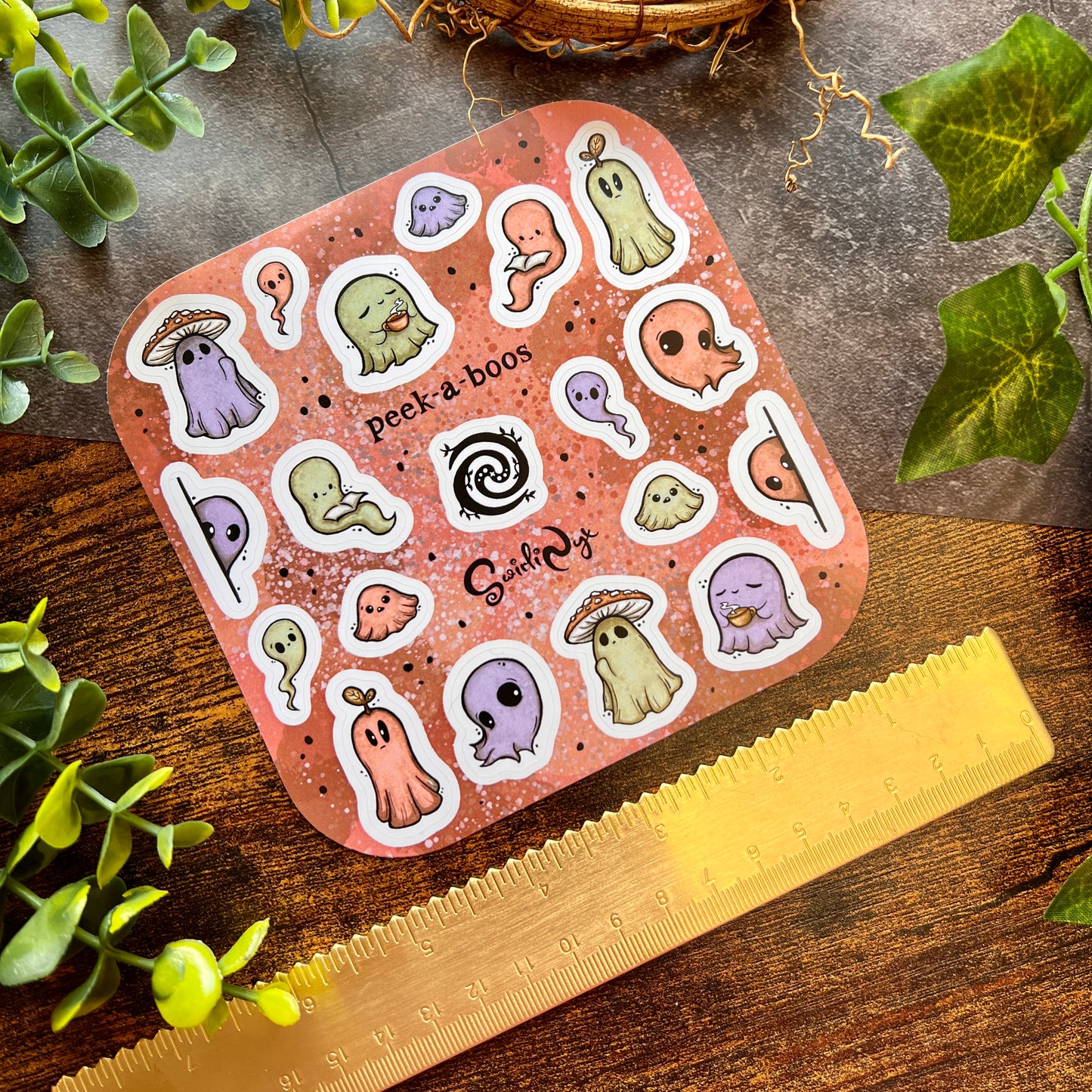 Colourful Peek-a-Boos Sticker Sheet