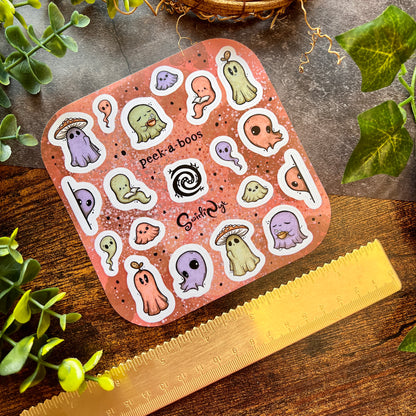 Colourful Peek-a-Boos Sticker Sheet