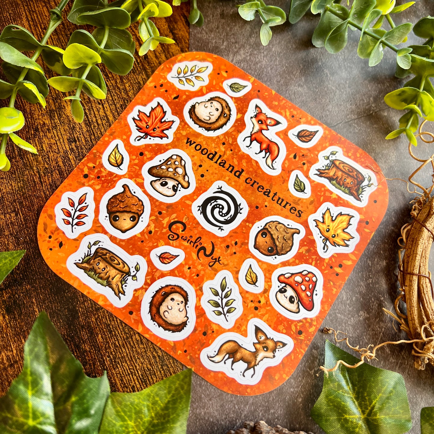 Classic Woodland Creatures Sticker Sheet