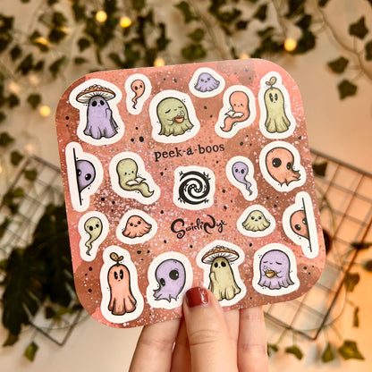 Colourful Peek-a-Boos Sticker Sheet