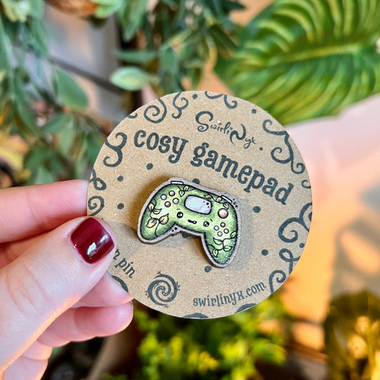 Cosy Gamepad Wooden Pin