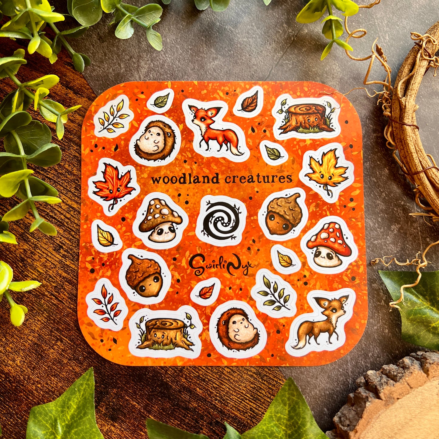 Classic Woodland Creatures Sticker Sheet