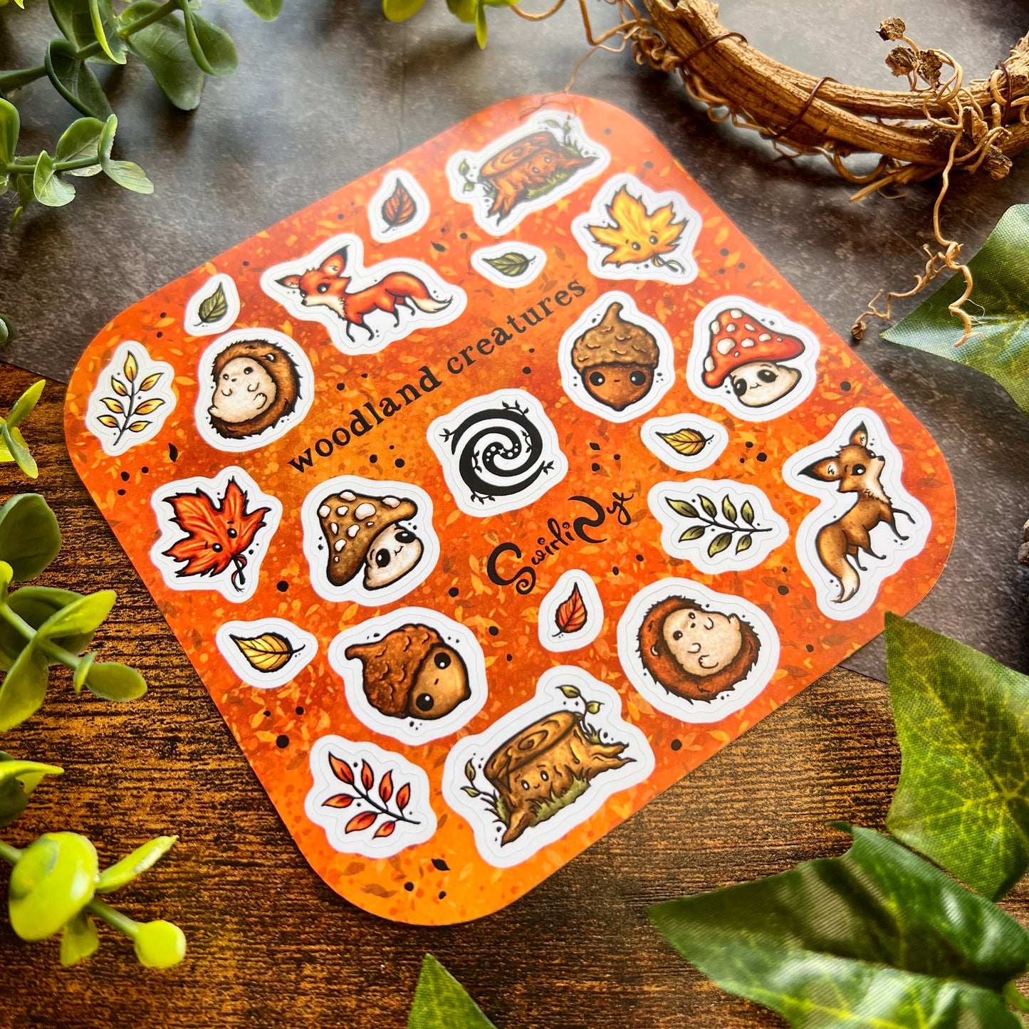 Classic Woodland Creatures Sticker Sheet