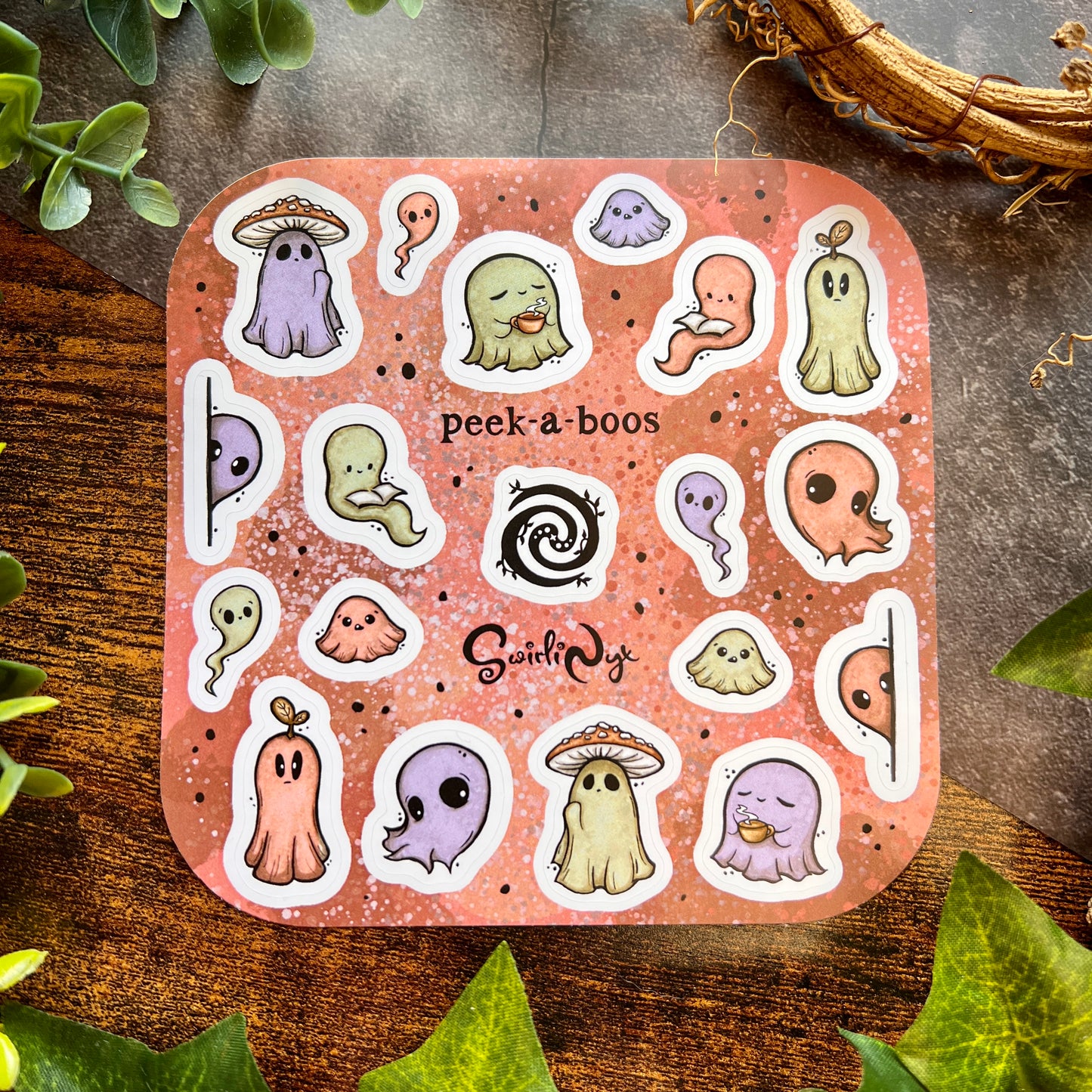 Colourful Peek-a-Boos Sticker Sheet