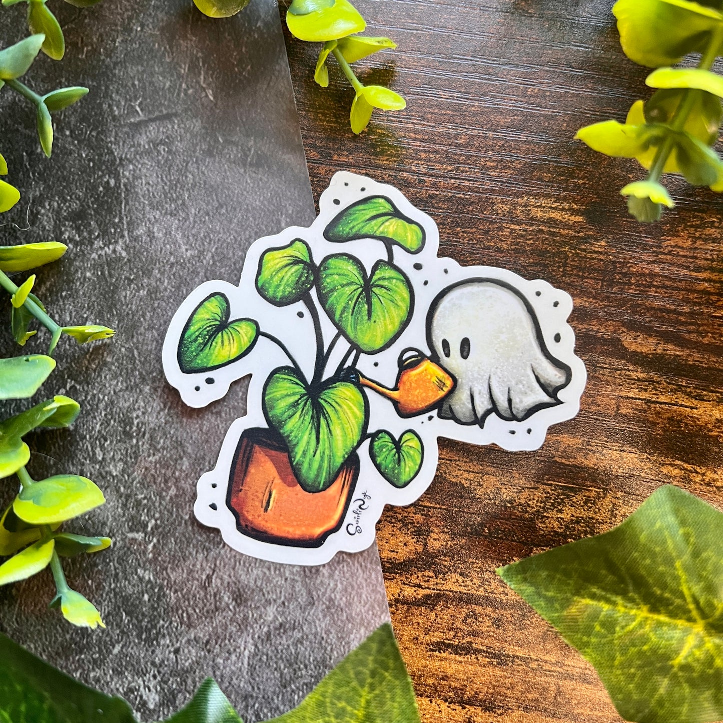 Plant Ghost Clear Sticker