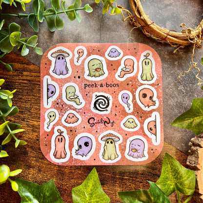 Colourful Peek-a-Boos Sticker Sheet