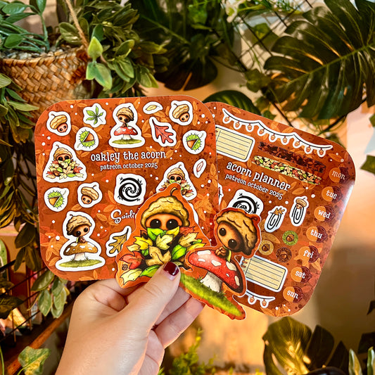 October Patreon Rewards - Oakley the Acorn