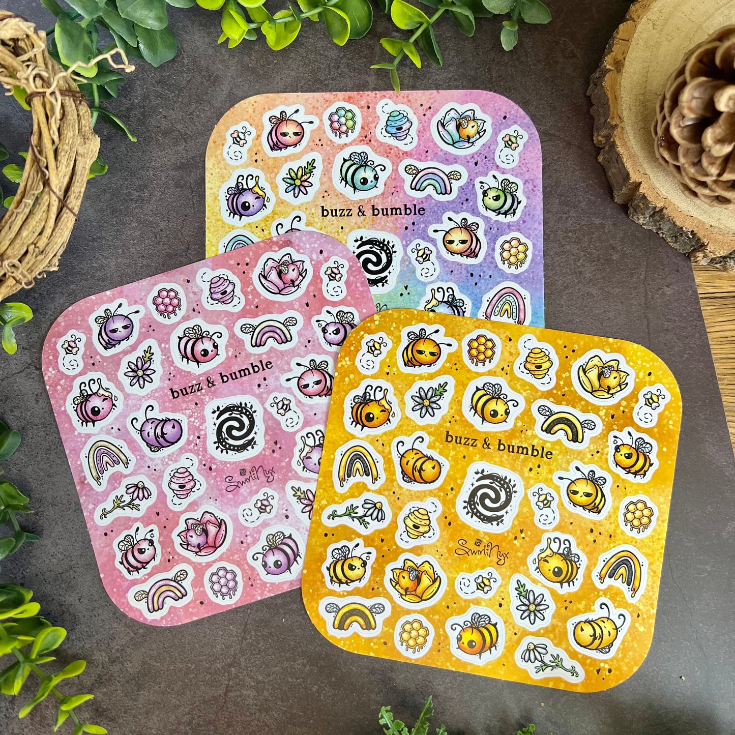 Mystery 7 Sticker Sheet Bundle