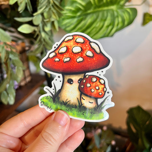 Mushie Mama Clear Sticker