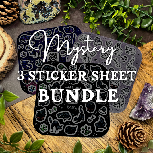 Mystery 3 Sticker Sheet Bundle